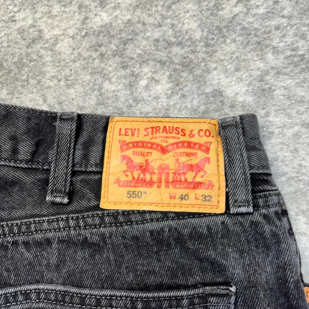 Lot of 3 Levi's 550 Relaxed Fit Jeans Men's 40x32 Blue Black Denim Work Pants